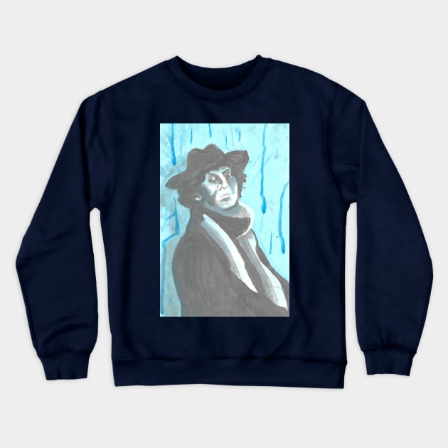 The Doctor painted Crewneck Sweatshirt by Blaze_Belushi